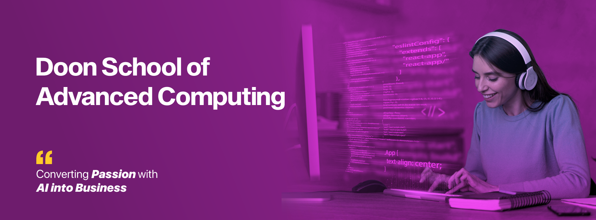 Doon School of Advanced Computing